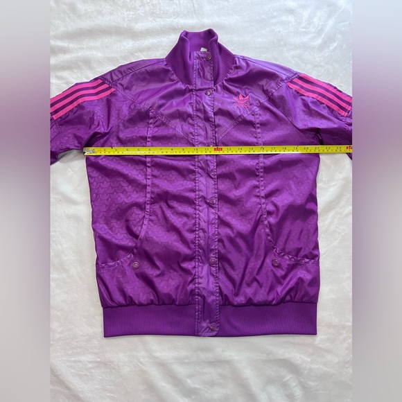 Purple and pink Adidas bomber/ rain jacket size Large - Picture 6 of 12